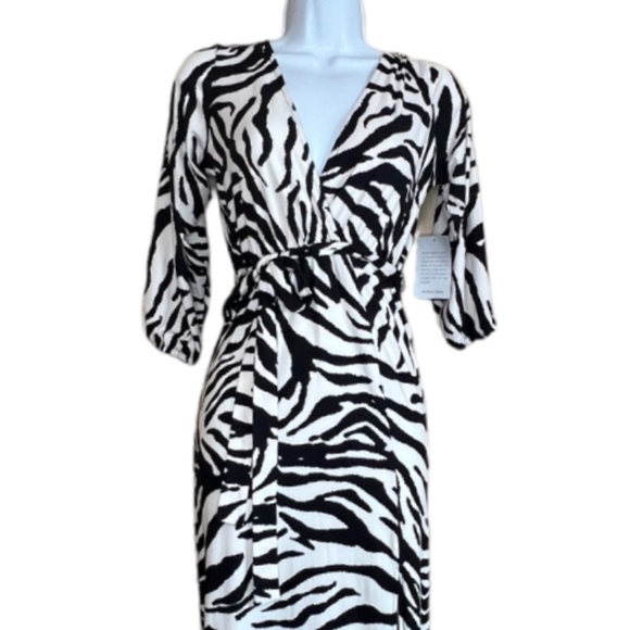 Velvet Torch Dresses & Skirts - Animal Print Long Dress with Side Tie - NWT